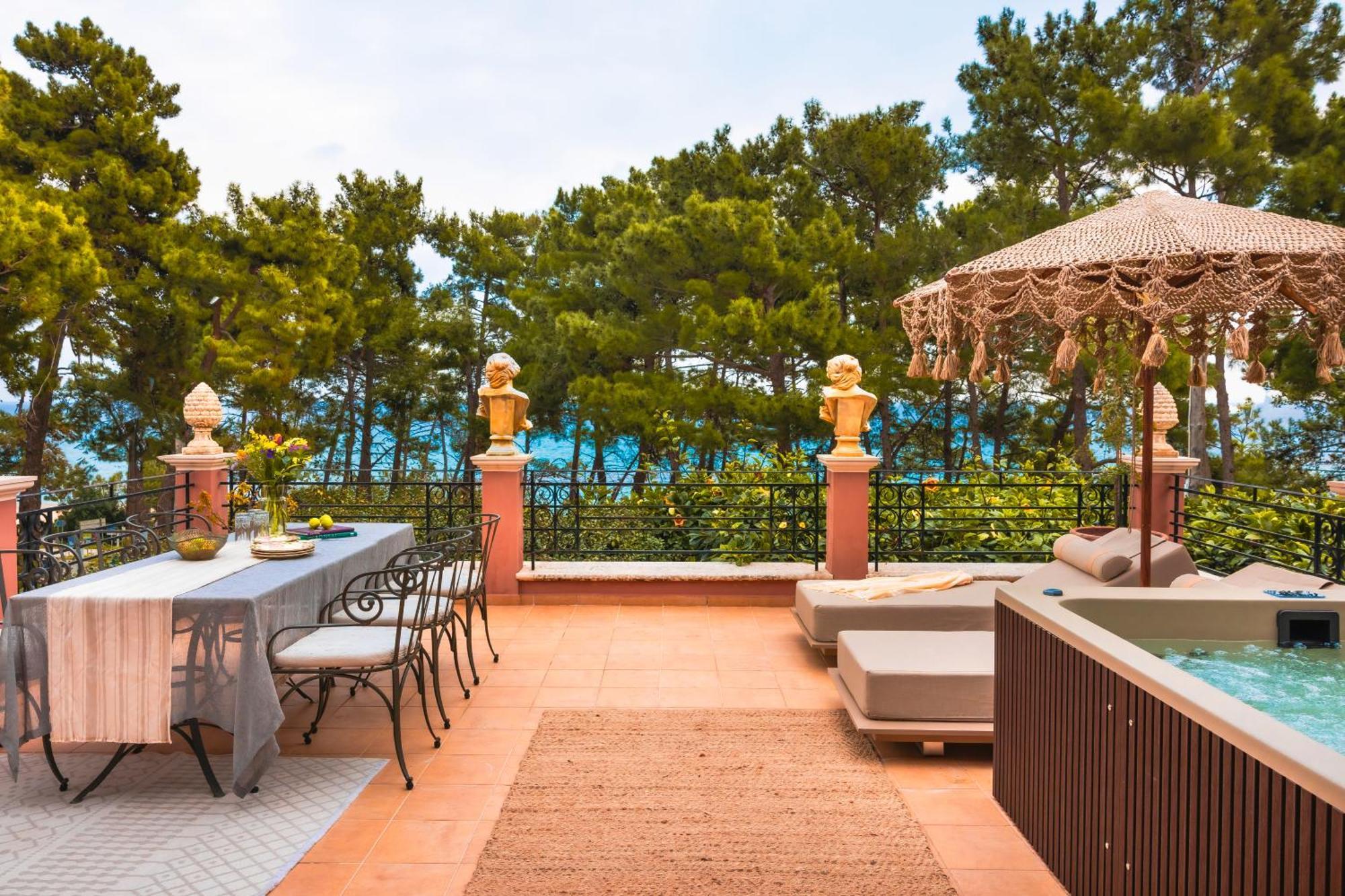 Ferienhaus Scorpios Mansion Loft / Downtown Skala / Seaside *